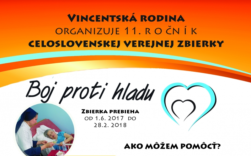 11. ročník zbierky BOJ PROTI HLADU