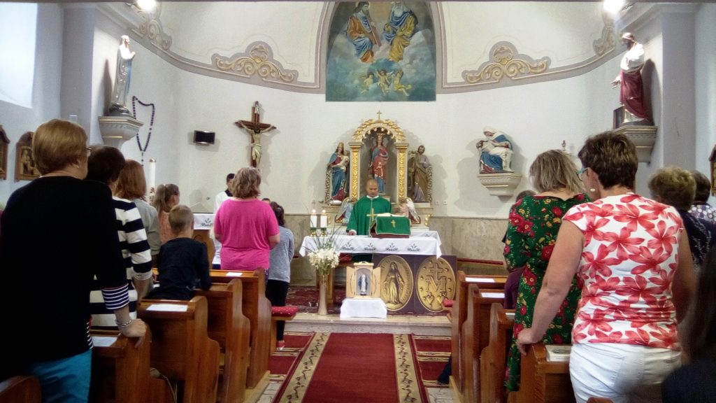 Stretnutie vo farnosti Rudno nad Hronom a požehnanie kaplniek PM