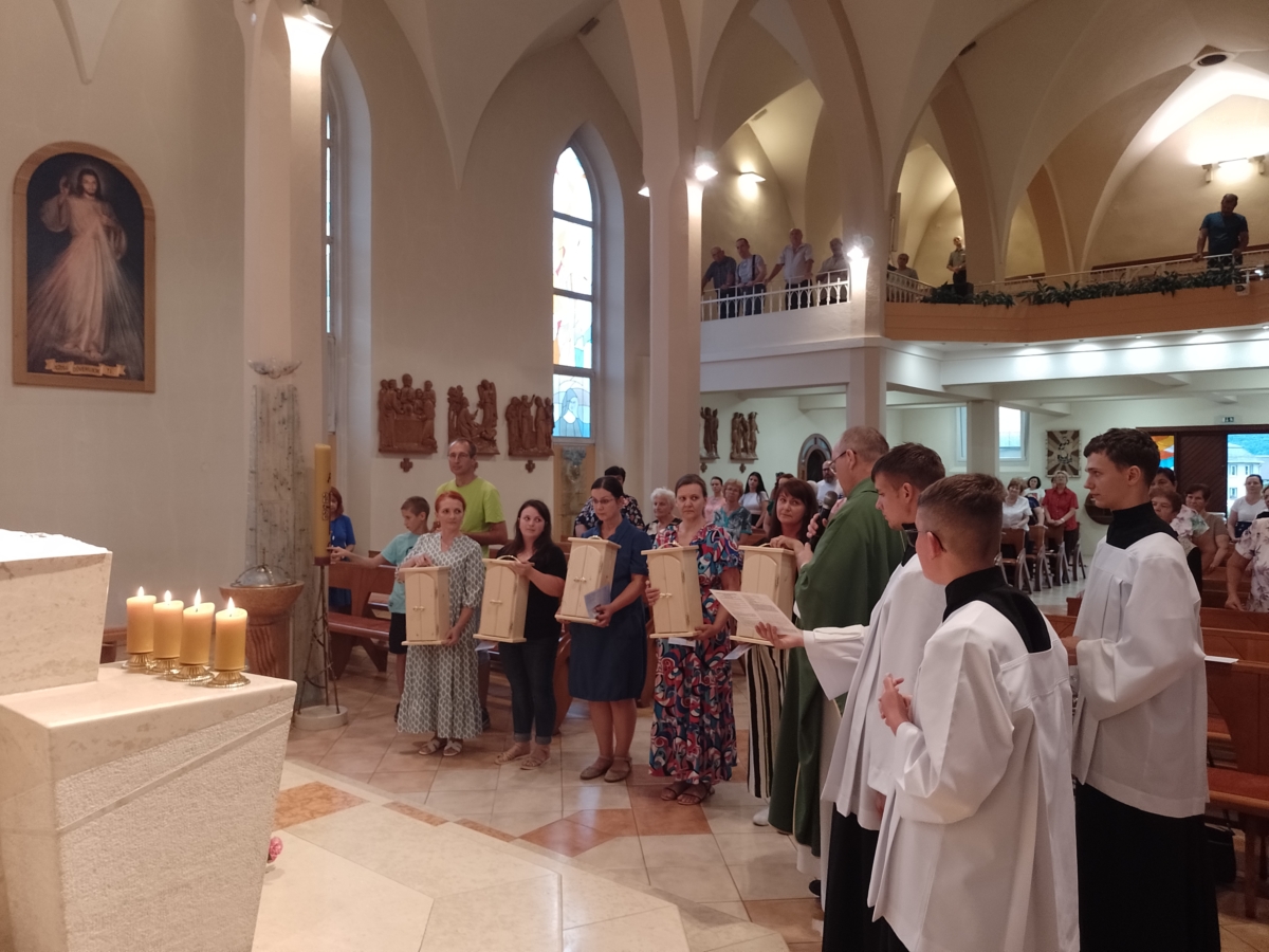 Požehnanie kaplniek PMZM v Belej nad Cirochou